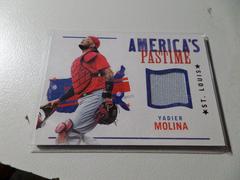 Yadier Molina [Red] Baseball Cards 2022 Panini Chronicles America's Pastime Swatches Prices