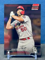 Adam Wainwright [Red] #106 Baseball Cards 2022 Stadium Club Chrome Prices