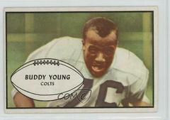 Buddy Young Football Cards 1953 Bowman Prices