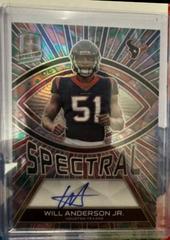 Will Anderson Jr. [Psychedelic] #7 Football Cards 2023 Panini Spectra Spectral Signature Prices