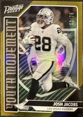 Josh Jacobs [Gold] #YM-19 Football Cards 2023 Panini Prestige Youth Movement Prices