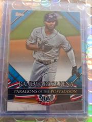 Randy Arozarena [Blue] #PP-19 Baseball Cards 2022 Topps Update Paragons of the Postseason Prices
