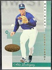 Alex Rodriguez [Gold Press Proof] #16 Baseball Cards 1996 Leaf Signature Prices