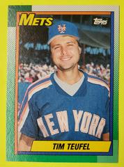 Tim Teufel #764 Baseball Cards 1990 Topps Tiffany Prices