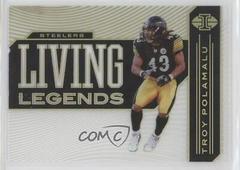 Troy Polamalu [Black] #LL10 Football Cards 2020 Panini Illusions Living Legends Prices