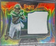 Denzel Mims [Tie-Dye Prizm] Football Cards 2020 Panini Select Rookie Swatches Prices