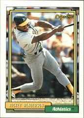 Rickey Henderson #560 Baseball Cards 1992 O Pee Chee Prices