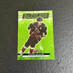 Clayton Keller [Green] #DZ-100 Hockey Cards 2023 Upper Deck Dazzlers Prices