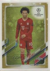 Leroy Sane [Gold Bubbles] Soccer Cards 2020 Topps Chrome UEFA Champions League Prices