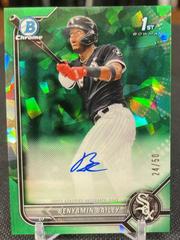 Benyamin Bailey [Green] Baseball Cards 2022 Bowman Chrome Sapphire Autographs Prices