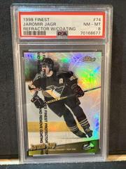 Jaromir Jagr [Refractor w/ Coating] Hockey Cards 1998 Finest Prices