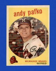 Andy Pafko #27 Baseball Cards 1959 Topps Prices
