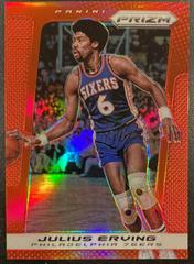 Julius Erving [Red Prizm] #221 Basketball Cards 2013 Panini Prizm Prices