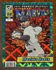 Mookie Betts [Green] Baseball Cards 2022 Panini Donruss Marvels Prices
