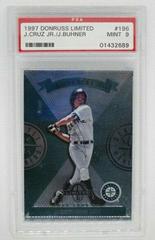 J. Buhner, J. Cruz Jr. #196 Baseball Cards 1997 Panini Donruss Limited Prices