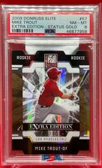 Mike Trout [Status Gold] Baseball Cards 2009 Donruss Elite Extra Edition Prices