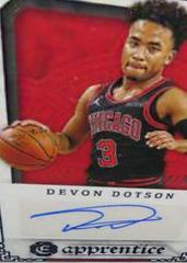 Devon Dotson [Blue] Basketball Cards 2020 Panini Chronicles Apprentice Signatures Prices