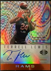 Terrell Lewis [Orange] #RS25 Football Cards 2020 Panini Illusions Rookie Signs Prices
