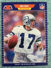 Dave Krieg Football Cards 1989 Pro Set Prices