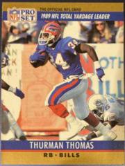 Thurman Thomas Football Cards 1990 Pro Set Prices
