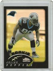 Julius Peppers [Black Refractor] Football Cards 2002 Topps Chrome Prices