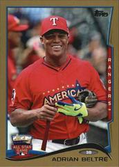 Adrian Beltre [Gold] #US254 Baseball Cards 2014 Topps Update Prices