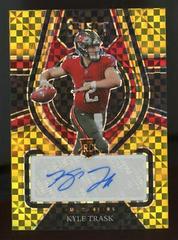 Kyle Trask [Gold] #RS-KTR Football Cards 2021 Panini Select Rookie Signatures Prices