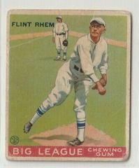 Flint Rhem Baseball Cards 1934 World Wide Gum Prices