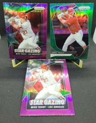 Mike Trout [Green Prizm] #SG-1 Baseball Cards 2020 Panini Prizm Star Gazing Prices