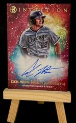 Colson Montgomery [Red] #PPA-CM Baseball Cards 2022 Bowman Inception Primordial Prospects Autograph Prices