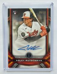Adley Rutschman [Red] Baseball Cards 2023 Topps Tribute League Inauguration Autographs Prices
