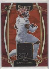 Ja'Marr Chase [Red] Football Cards 2021 Panini Select Rookie Swatches Prices