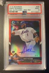 Amed Rosario Baseball Cards 2018 Bowman Chrome Rookie Autographs Prices