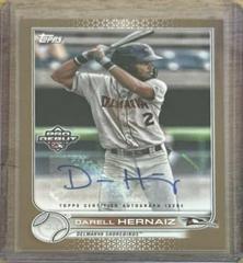 Darell Hernaiz [Autograph Gold] #PD-10 Baseball Cards 2022 Topps Pro Debut Prices