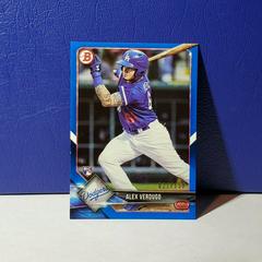 Alex Verdugo [Blue] #72 Baseball Cards 2018 Bowman Prices