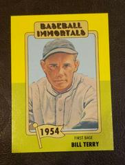 Bill Terry #73 Baseball Cards 1980 Baseball Immortals Prices