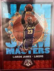 LeBron James [Blue Fluorescent] #16 Basketball Cards 2019 Panini Mosaic Jam Masters Prices