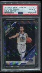 Stephen Curry [Holo Silver] #13 Basketball Cards 2019 Panini Clearly Donruss Prices