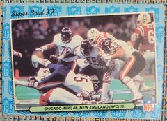 Super Bowl XX Football Cards 1986 Fleer Team Action Prices