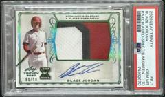 Blaze Jordan [Green] Baseball Cards 2020 Leaf Trinity Patch Autographs Prices