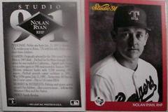 Nolan Ryan Baseball Cards 1991 Studio Prices