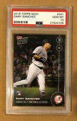 Gary Sanchez #341 Baseball Cards 2016 Topps Now Prices