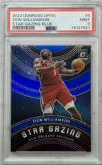 Zion Williamson [Blue] #5 Basketball Cards 2022 Panini Donruss Optic Star Gazing Prices