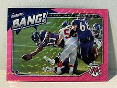 J. K. Dobbins [Pink Fluorescent] #B-9 Football Cards 2021 Panini Mosaic Bang Prices