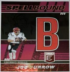 Joe Burrow [Pink] #SB-JB1 Football Cards 2022 Panini Donruss Elite Spellbound Prices