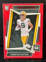 Christian Watson [Red] Football Cards 2022 Panini Rookies & Stars Prices