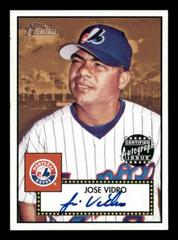 Jose Vidro Baseball Cards 2001 Topps Heritage Autographs Prices