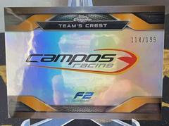 F2 Campos Racing #CC-CR Racing Cards 2023 Topps Chrome Formula 1 Constructor’s Crest Prices