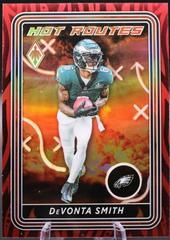 DeVonta Smith [Red] #HR-1 Football Cards 2023 Panini Phoenix Hot Routes Prices