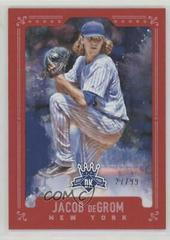 Jacob deGrom [Framed Red] #113 Baseball Cards 2017 Panini Diamond Kings Prices